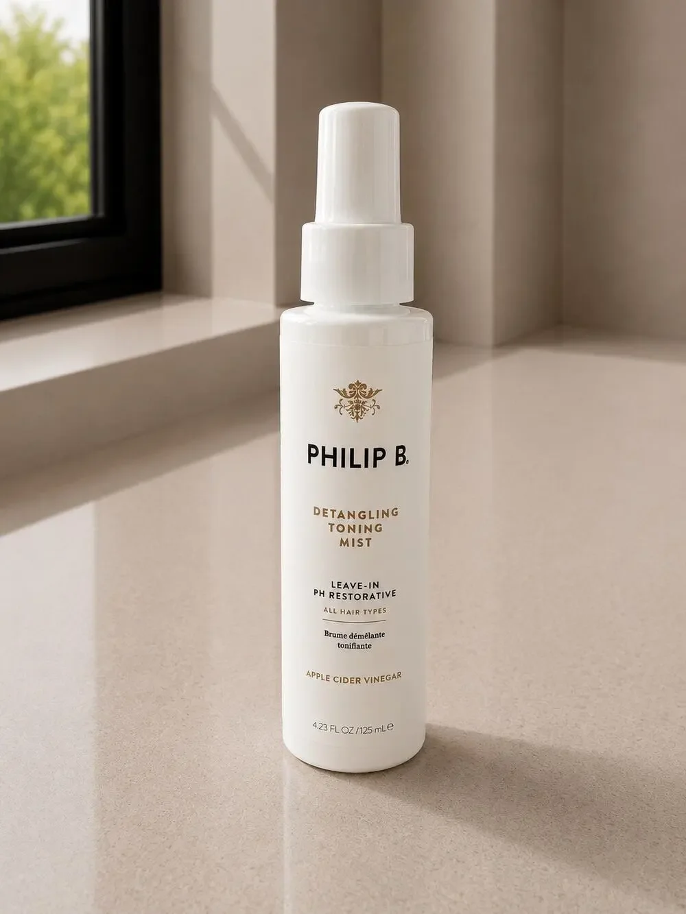 $45 New Philip B Detangling Toning Mist Leave-In pH Restorative 4.23 oz